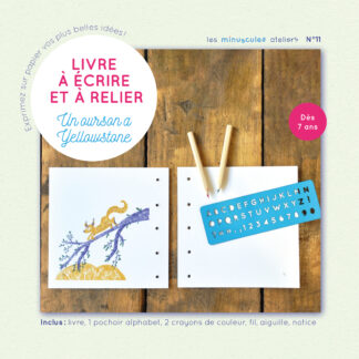 Un ourson à Yellowstone - à écrire