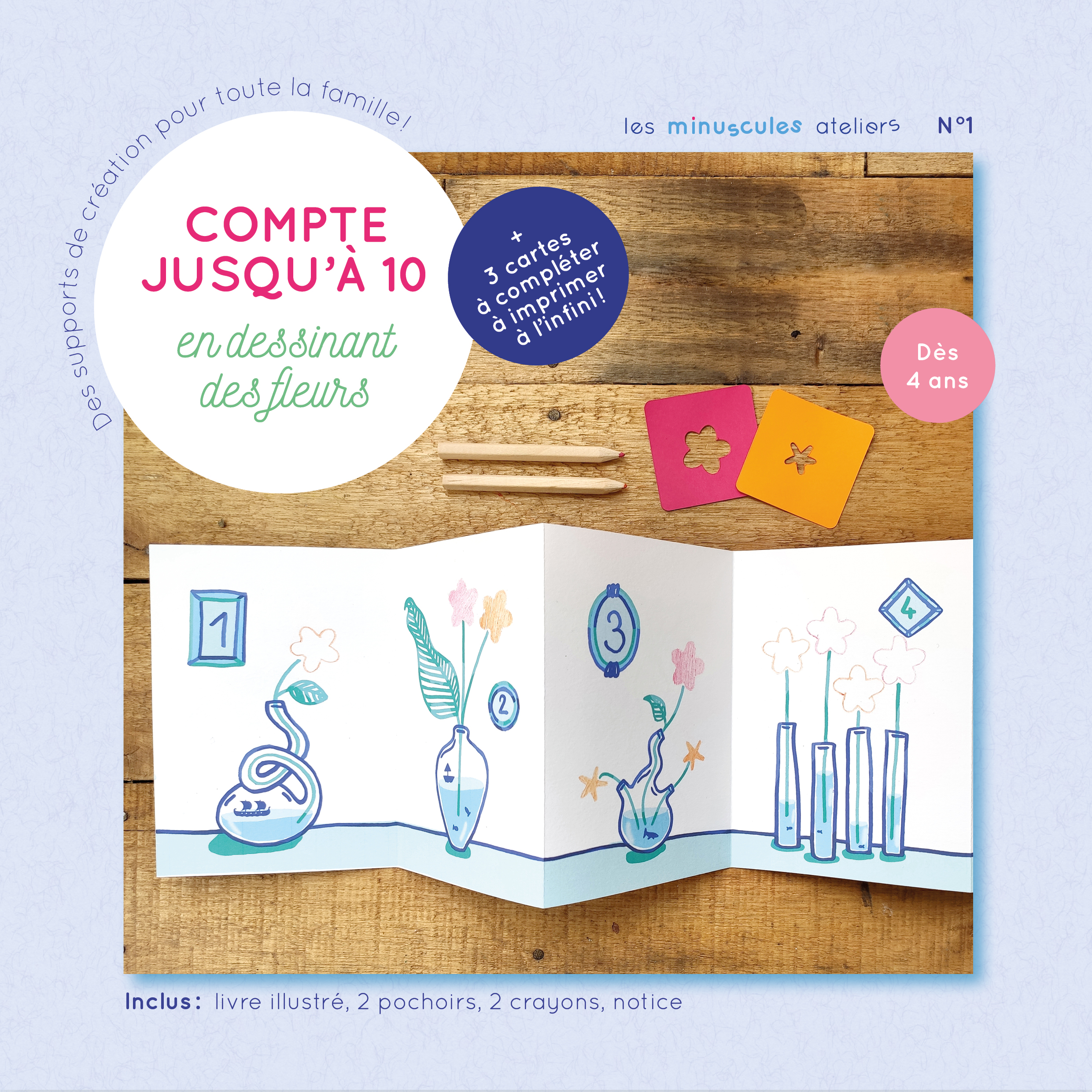 Kit créatif - N°1 Compte jusqu'à 10 !