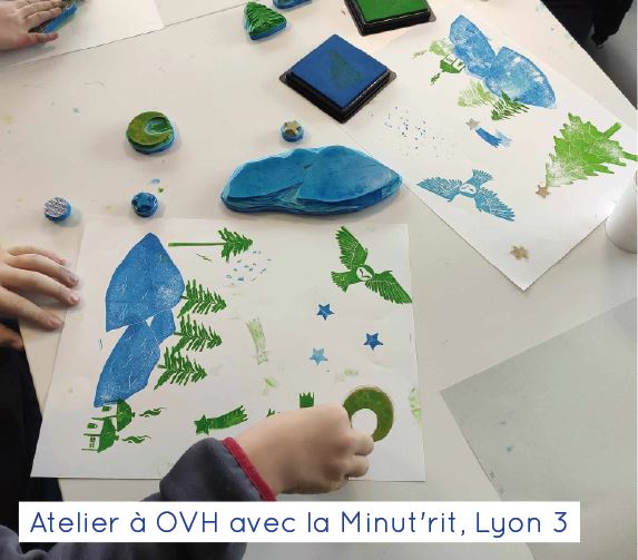 Atelier les minuscules à OVH avec la Minut'rit, Lyon 3