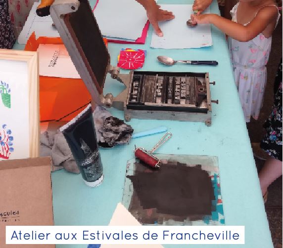 Atelier les minuscules aux Estivales de Francheville