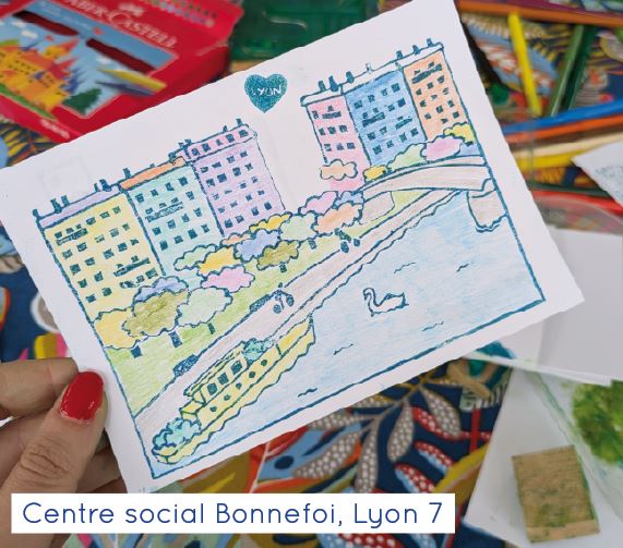 Atelier les Minuscules au centre social Bonnefoi, Lyon 7