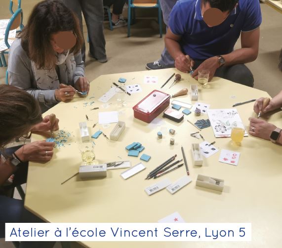 Atelier Les minuscules à l'école Vincent Serre, Lyon 5