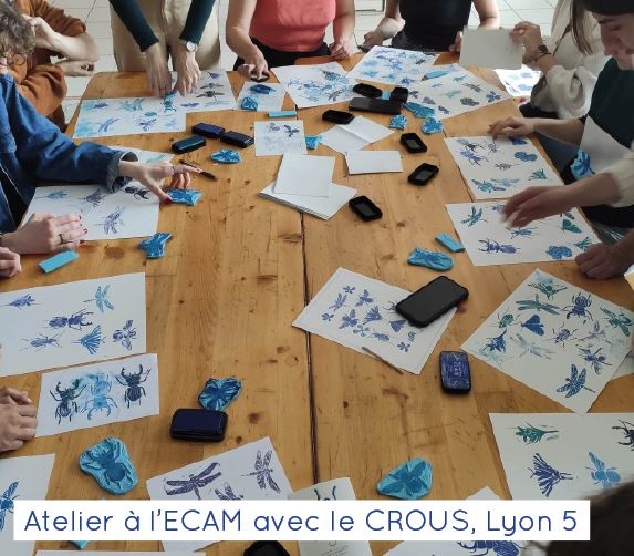 Atelier les minuscules à l'ECAM avec le CROUS, Lyon 5