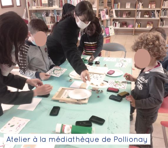 Atelier les minuscules à la médiathèque de Pollionay