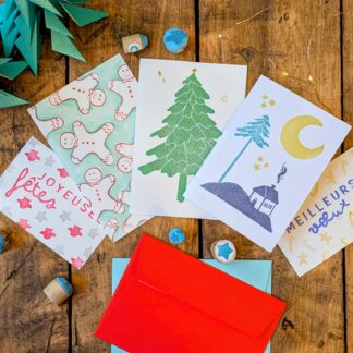 Atelier Parent-Enfant "Imprimez vos cartes de vœux"